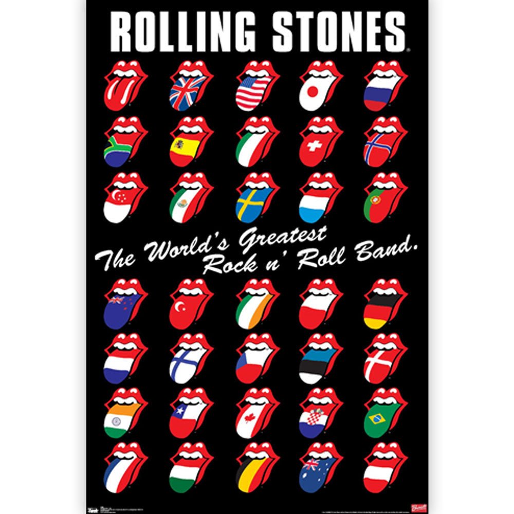 ROLLING STONES ローリングストーンズ (来日 35周年 記念 ) - Grid / ポスター - PGS